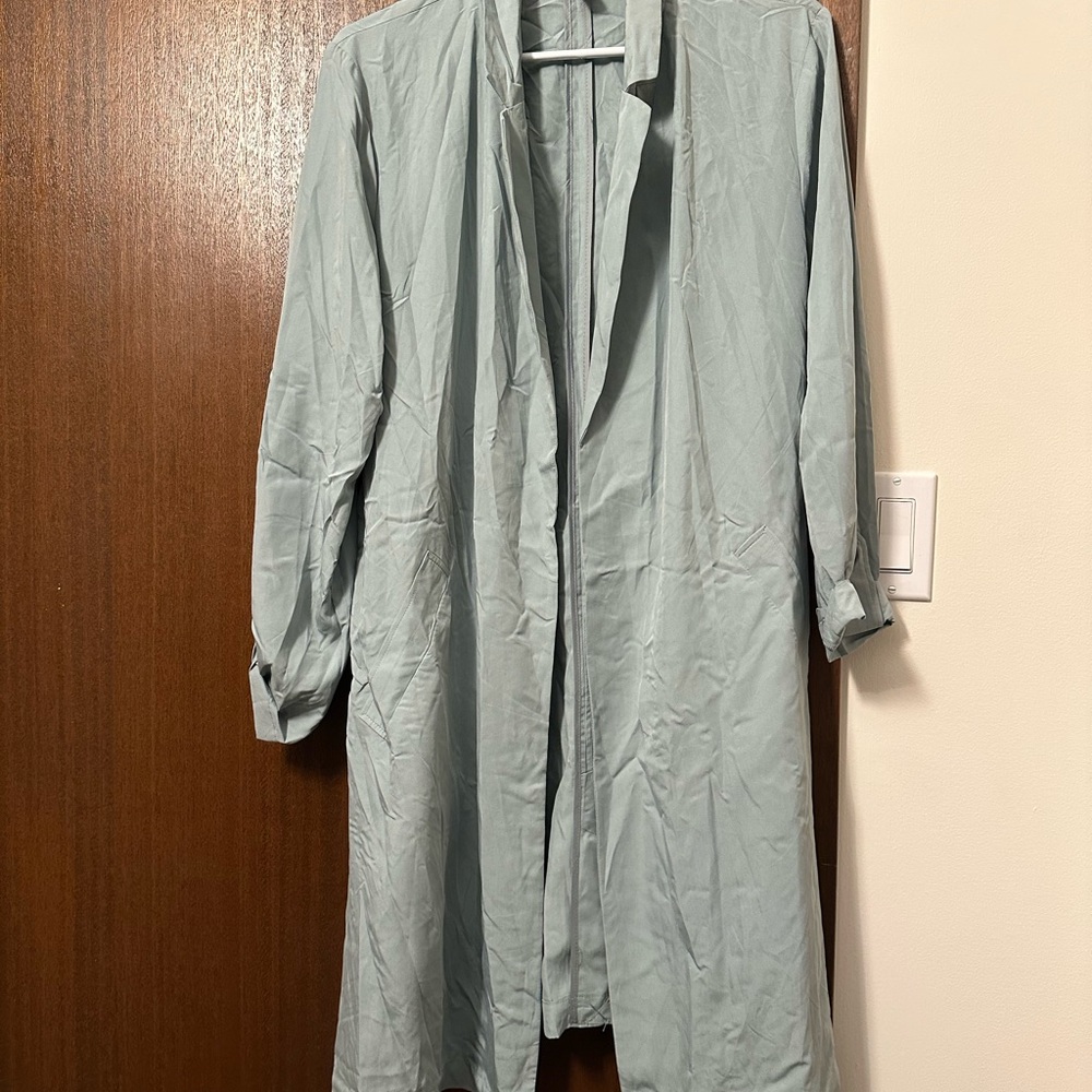 H&M Light Gray Trench Coat